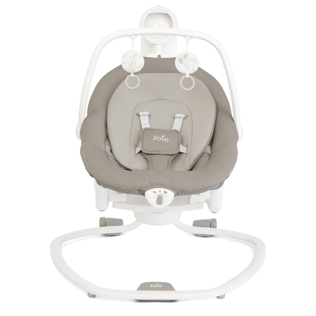 Joie - Leagan si balansoar rotativ Serina 2 in 1 Walnut - gogobaby.ro