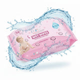 Servetele umede, Bocioland, Apa 99%, Fara parfum, 60 de bucati/pachet