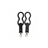 Set 2 clesti din silicon pentru carucior, Petite&Mars, Universali, Negru