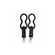 Set 2 clesti din silicon pentru carucior, Petite&Mars, Universali, Negru