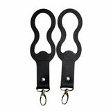Set 2 clesti din silicon pentru carucior, Petite&Mars, Universali, Negru