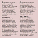 Set 2 clesti din silicon pentru carucior, Petite&Mars, Universali, Negru