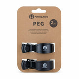 Set 2 clesti pentru carucior, Petite&Mars, Multifunctionali, Negru