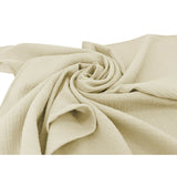 Set 2 museline, Qmini, Multifunctionale, Din bumbac certificat Oeko Tex Standard 100, Ideale pentru infasat, 75x75 cm, Warm beige and Cream