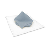 Set 2 museline, Qmini, Multifunctionale, Din material certificat Oeko Tex Standard 100, 30x30 cm, Jeans si Cream