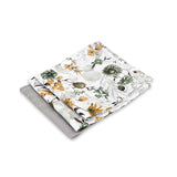 Set 3 museline, Qmini, Multifunctionale, Din bumbac certificat Oeko Tex Standard 100, 30x30 cm, Botanica si Grey