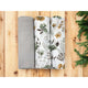 Set 3 museline, Qmini, Multifunctionale, Din bumbac certificat Oeko Tex Standard 100, 75x75 cm, Botanica si Grey