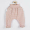 Set 3 piese, New Baby, Include body cu maneca lunga, pantalonasi cu botosei, caciulita, Marime 62, Din bumbac 100%, I am Pink