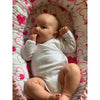 Set 3 piese, New Baby, Luxury, Baby Nest cu doua fete, Cu paturica si pernuta in forma de inima, Minky Hearts Pink