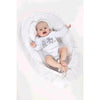 Set 3 piese, New Baby, Luxury, Baby Nest cu doua fete, Cu paturica si pernuta in forma de inima, Minky Hearts Pink