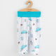 Set 3 piese, New Baby, Classic II, Include 3 perechi de pantalonasi cu botosei, Marime 56, Din bumbac 100%, Blue