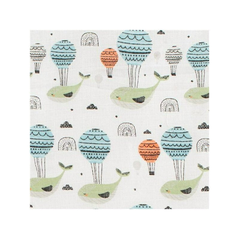 Set 3 scutece, New Baby, Multifunctionale, Din bumbac 100%, Material certificate Oeko Tex Standard 100, 70x80 cm, Multicolor, Boy - gogobaby.ro