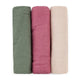 Set 3 scutece, Petite&Mars, Moussy, Din muselina de bambus, Hipoalergenice, 68 x 68 cm, Certificate Oeko Tex Standard 100, Botanic Tones