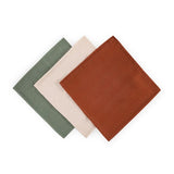 Set 3 scutece, Petite&Mars, Moussy, Din muselina de bambus, Hipoalergenice, 68 x 68 cm, Certificate Oeko Tex Standard 100, Earth Tones