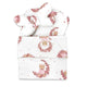 Set 4 in 1 Cosulet bebelus, MimiNu, Baby Cocoon 75x55 cm, Husa bumbac, Din bumbac certificat Oeko Tex Standard 100, Cu paturica 50x70 cm, Cu salteluta, Cu perna fluture, Design, Betty