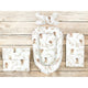Set 4 in 1 Cosulet bebelus, MimiNu, Baby Cocoon 75x55 cm, Husa bumbac, Din bumbac certificat Oeko Tex Standard 100, Cu paturica 50x70 cm, Cu salteluta, Cu perna fluture, Fairy