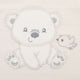 Set 4 piese, New Baby, Include bluza, body cu maneca lunga, salopeta fara maneci, caciulita, Marime 56, Din bumbac 100%, Sweet Bear Beige