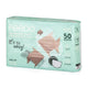 Set 50 scutece, Feedo, Maxi, De unica folosinta, Pentru 7-14 kg, 0 luni+