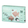 Set 50 scutece, Feedo, Maxi, De unica folosinta, Pentru 7-14 kg, 0 luni+