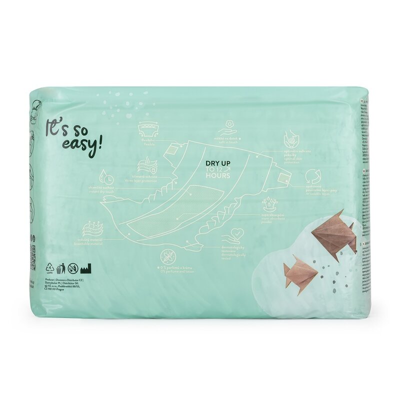 Set 50 scutece, Feedo, Maxi, De unica folosinta, Pentru 7-14 kg, 0 luni+