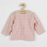 Set 7 piese, New Baby, Include body cu maneca lunga, bluza, pantalonasi cu botosei, salopeta fara maneci, caciulita, manusi, botosei, Marime 56, Din bumbac 100%, I am Pink