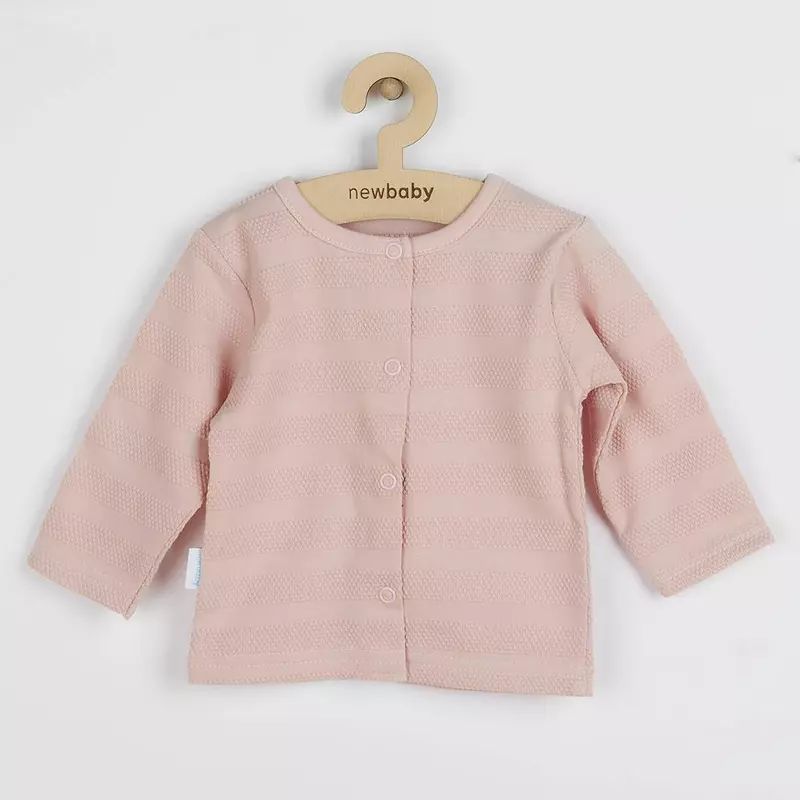 Set 7 piese, New Baby, Include body cu maneca lunga, bluza, pantalonasi cu botosei, salopeta fara maneci, caciulita, manusi, botosei, Marime 56, Din bumbac 100%, I am Pink