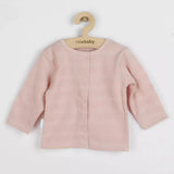 Set 7 piese, New Baby, Include body cu maneca lunga, bluza, pantalonasi cu botosei, salopeta fara maneci, caciulita, manusi, botosei, Marime 56, Din bumbac 100%, I am Pink