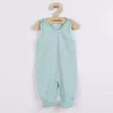 Set 7 piese, New Baby, Include body cu maneca lunga, bluza, pantalonasi cu botosei, salopeta fara maneci, caciulita, manusi, botosei, Marime 56, Din bumbac 100%, I am Blue