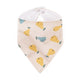 Set bavete bandana, Petite&Mars, Luke, 2 bucati, Bumbac 100% natural, Reglabila cu capse, 3 luni+, Protectie hainute, Bej/Ocru