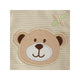 Set cadou 5 piese, New Baby, Din bumbac organic, salopeta, baveta, paturica cu gluga, jucarie, Marime 0 - 3 luni, Beige