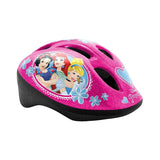 Set casca protectie, genunchiere si cotiere, Stamp, Disney, Princess, Sigure si confortabile, Reglabile, Conform cu EN1078, Marime 50/56 cm, 3 ani+, Roz
