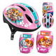 Set casca protectie, genunchiere si cotiere, Stamp, Disney, Sigure si confortabile, Reglabile, Conform cu EN1078, Marime 50/56 cm, 3 ani+, Paw Patrol