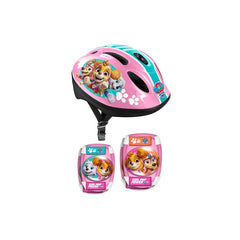 Set casca protectie, genunchiere si cotiere, Stamp, Disney, Sigure si confortabile, Reglabile, Conform cu EN1078, Marime 50/56 cm, 3 ani+, Paw Patrol