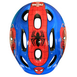 Set casca protectie, genunchiere si cotiere, Stamp, Marvel, Sigure si confortabile, Reglabile, Conform cu EN1078, Marime 50/56 cm, 3 ani+, Spiderman