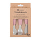 Set complet tacamuri, Petite&Mars, Take&Match, Din silicon si otel inoxidabil, Fara BPA, 12 luni+, Roz