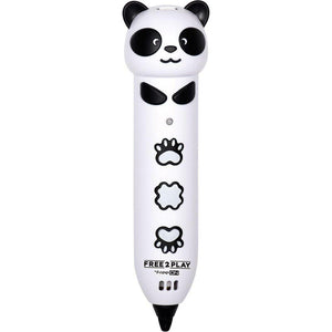 Set Creion 3D si Filament colorat de 20 m, Free2Play, Panda