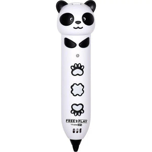 Set Creion 3D si Filament colorat de 20 m, Free2Play, Panda
