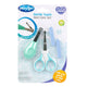 Set de ingrijire, Playgro, Include unghiera, fofecuta si doua pile, Cu manere moi si confortabile, Capete rotunjite la forfecuta, 0 luni+, Gentle Touch Nail Care Set