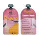 Set de pungi, Petite&Mars, Papoo, Pentru mancare, Reutilizabile, Perfect pentru calatorii, Fara BPA, 150 ml, Multicolor