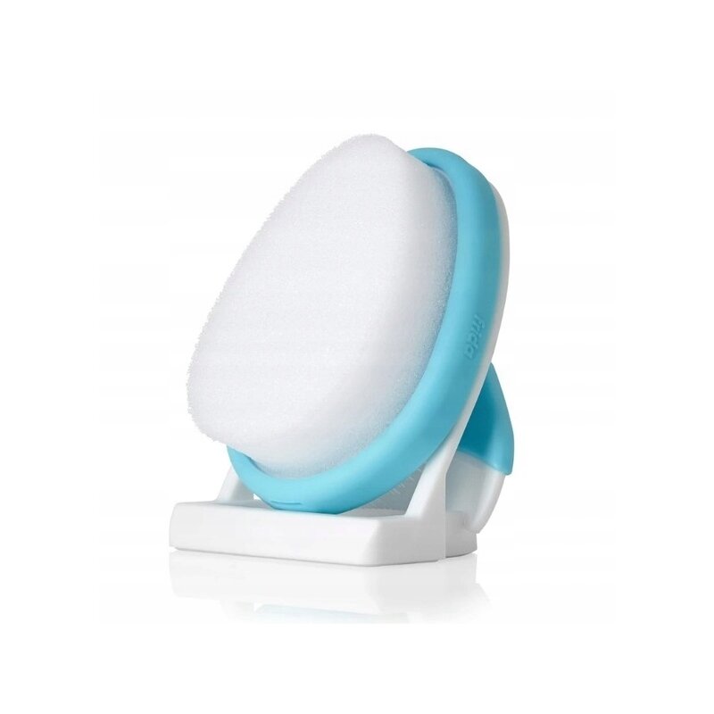 Set ingrijire scalp, Fridababy, DermaFrida, 3 in 1, Pentru dermatita seboreica la bebelusi, Include perie, burete si pieptene, Cu suport cu ventuza, De la nastere, Alb - gogobaby.ro