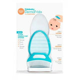 Set ingrijire scalp, Fridababy, DermaFrida, 3 in 1, Pentru dermatita seboreica la bebelusi, Include perie, burete si pieptene, Cu suport cu ventuza, De la nastere, Alb