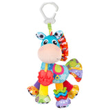 Set jucarii carucior si dentitie, Playgro, Clip Clop, Cu 3 jucarii, Cu 3 inele pentru dentitie, Cu diverse forme si texturi, Cu sunete si zornaieli, Dezvolta abilitatile motorii si imaginatia, 0 luni+, Clip Clop Sensory Garden Activity Gift Pack