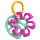 Set jucarii carucior si dentitie, Playgro, Clip Clop, Cu 3 jucarii, Cu 3 inele pentru dentitie, Cu diverse forme si texturi, Cu sunete si zornaieli, Dezvolta abilitatile motorii si imaginatia, 0 luni+, Clip Clop Sensory Garden Activity Gift Pack