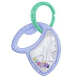 Set jucarii carucior si dentitie, Playgro, Clip Clop, Cu 3 jucarii, Cu 3 inele pentru dentitie, Cu diverse forme si texturi, Cu sunete si zornaieli, Dezvolta abilitatile motorii si imaginatia, 0 luni+, Clip Clop Sensory Garden Activity Gift Pack