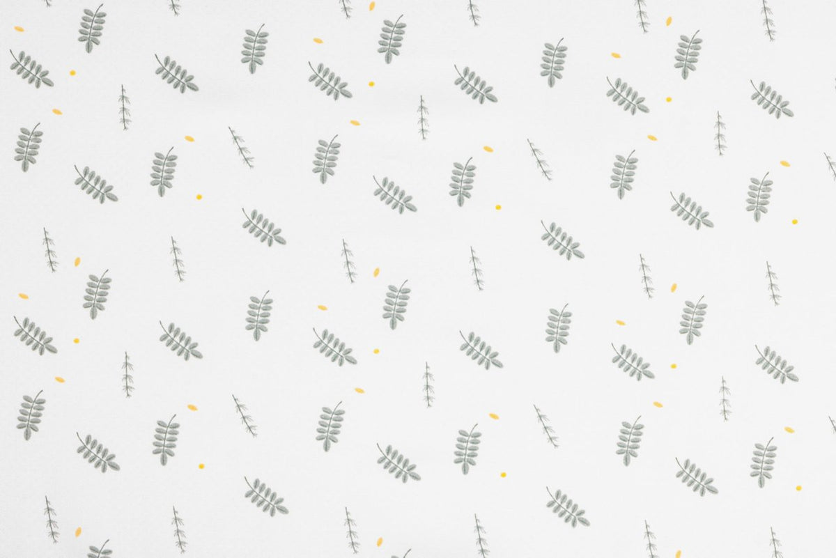 Set lenjerie din fibra bambus pentru patut Chicco Next2Me Forever, Greenery, 0 luni+ - gogobaby.ro
