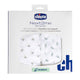 Set lenjerie din fibra bambus pentru patut Chicco Next2Me Forever, Greenery, 0 luni+