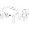 Set masuta si doua scaune, FreeON, Neo, Pentru copii, Cu doua sertare, Cu masa reglabila la doua inaltimi, Conform cu standardele europene de securitate EN71-1;2018, EN71-2:2020, EN71-3:2021, Roz