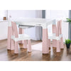 Set masuta si doua scaune, FreeON, Neo, Pentru copii, Cu doua sertare, Cu masa reglabila la doua inaltimi, Conform cu standardele europene de securitate EN71-1;2018, EN71-2:2020, EN71-3:2021, Roz