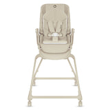 Set multifunctional cu patut, sezlong si scaun de masa, Lionelo, Maddie, Functie 360, Pliere rapida, Roti incluse, Reglaj pentru sezut si suportul de picioare, Husa detasabila, lavabila, 0-36 luni, Pana la 15 kg, Bej