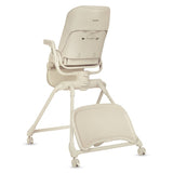 Set multifunctional cu patut, sezlong si scaun de masa, Lionelo, Maddie, Functie 360, Pliere rapida, Roti incluse, Reglaj pentru sezut si suportul de picioare, Husa detasabila, lavabila, 0-36 luni, Pana la 15 kg, Bej